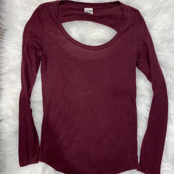 Open back long sleeve shirt - Picture 1 of 4